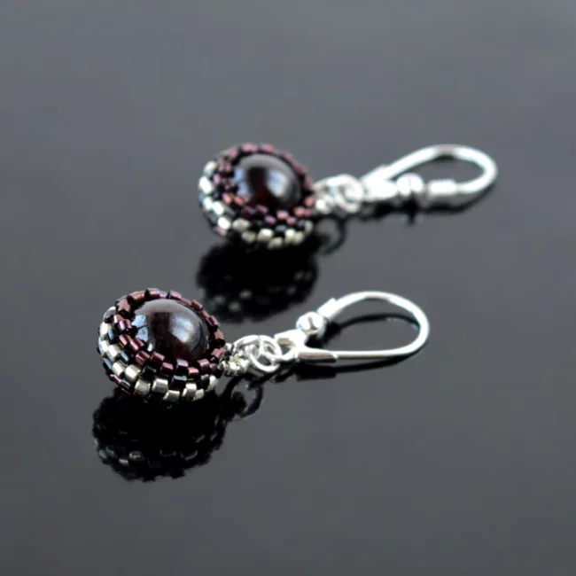 Kolczyki_srebrne_z_granetem_kule_002 Kolczyki_srebrne_z_granetem_kule_002